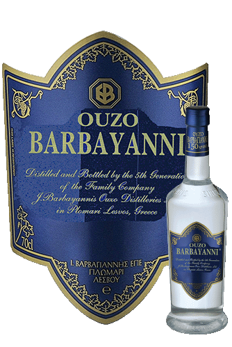 Barbayanni Ouzo Blue 12/750