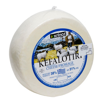 Kefalotiri Cheese Krinos Wheel per lb