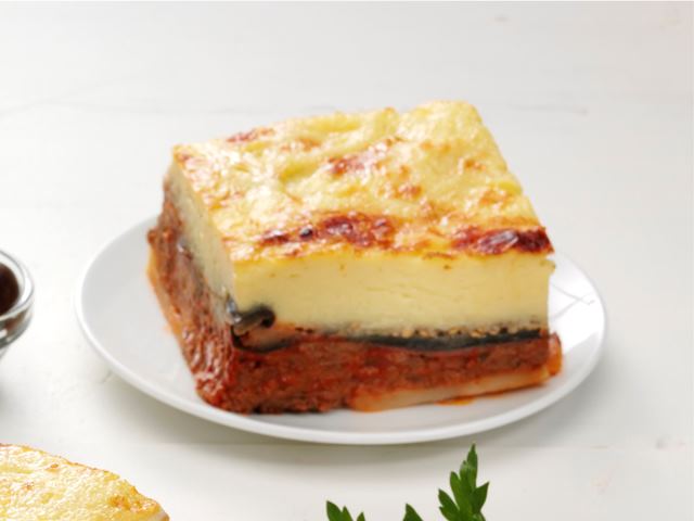 Mousaka 6 lb Tray Eggplant Casserole